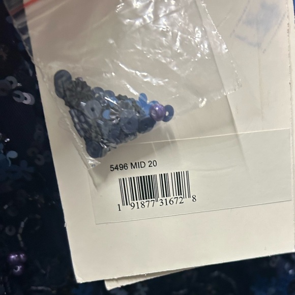 Mac Duggal 5496 NWT EMBELLISHED ILLUSION HIGH NECK LONG SLEEVE A LINE GOWN - Picture 15 of 15